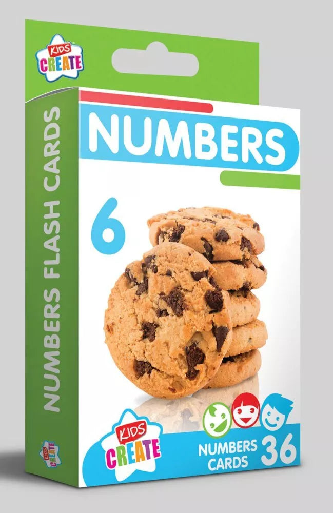 Kids Create Numbers Flash Cards