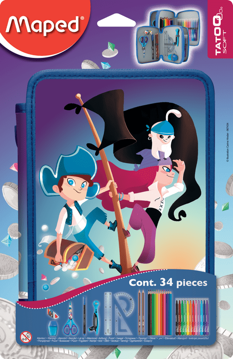 Maped Pirate 2 Floor Pencil Case