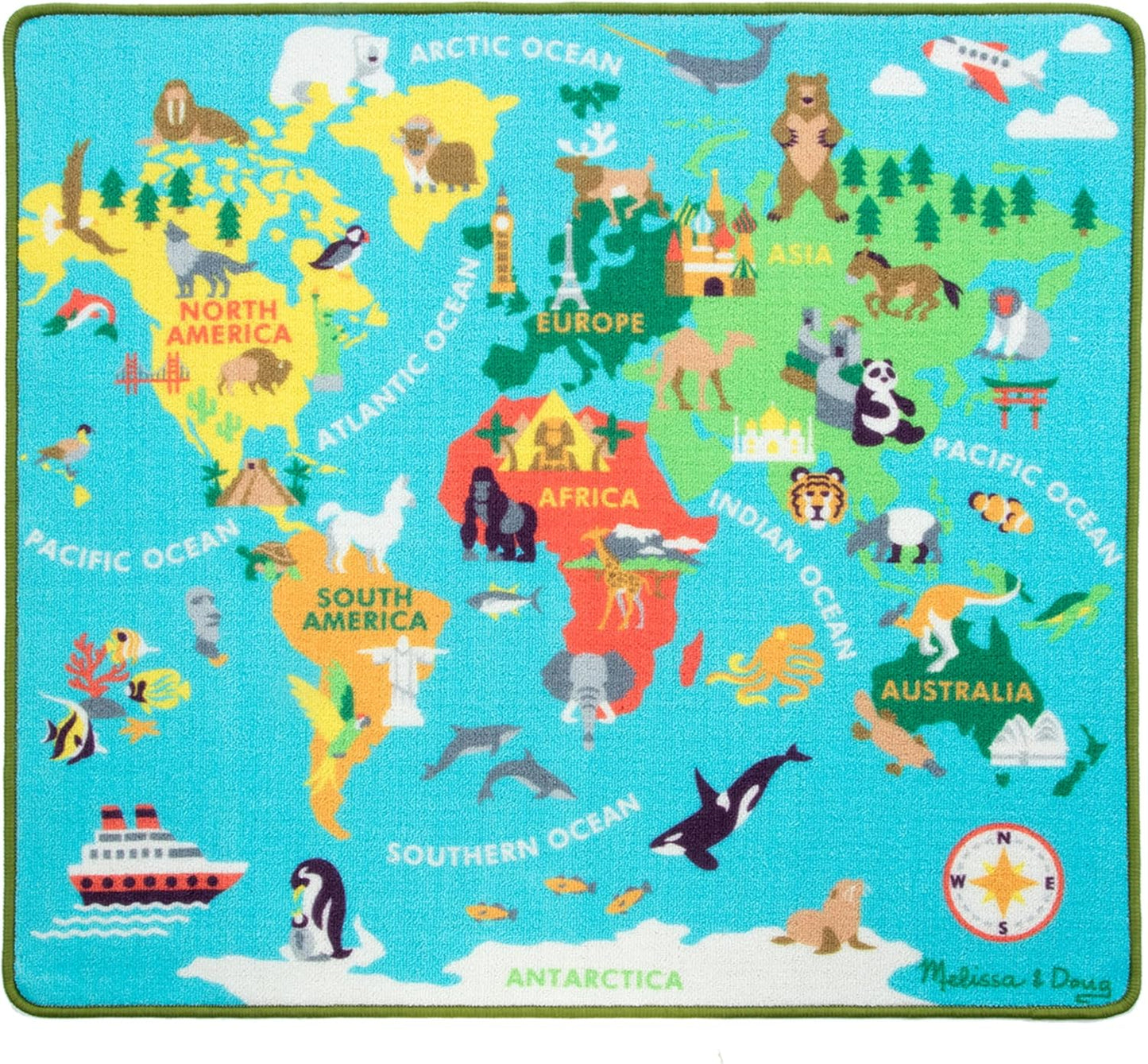 Round the World Travel Rug