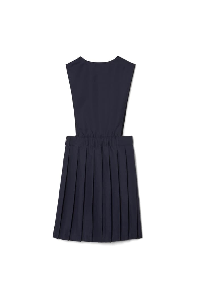 French Toast V Neck Pleated Jumper Pinafore
