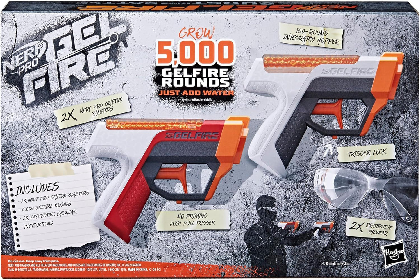 NERF Pro Gelfire Dual Wield 2-Pack