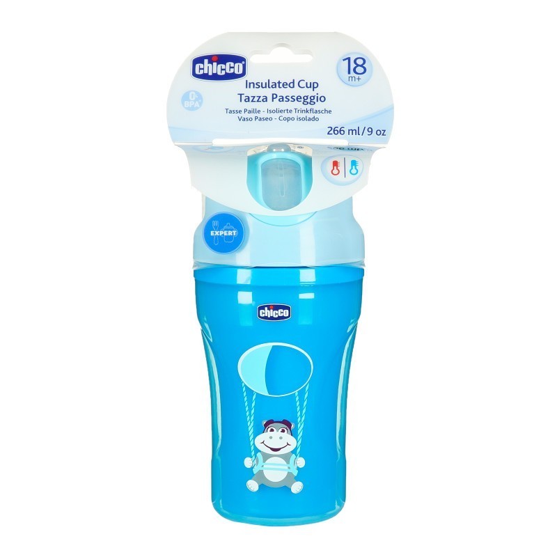 Chicco Non-spill insulated cup with straw