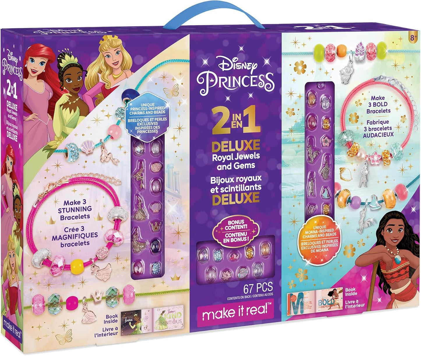Disney Princess 2 in 1 Deluxe Royal Jewels & Gems Kit
