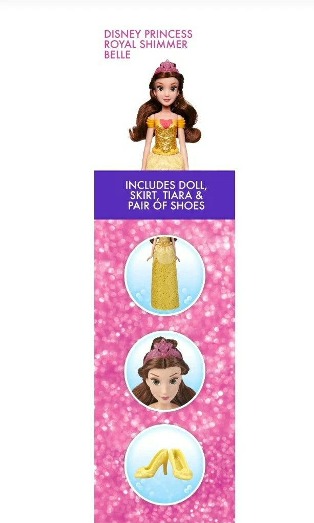 Disney Princess Royal Shimmer Belle Doll