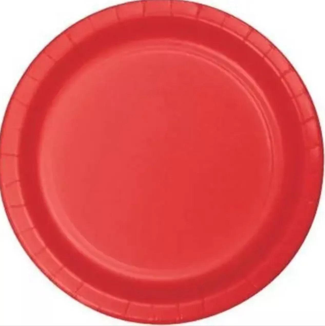Red Paper Party Plates