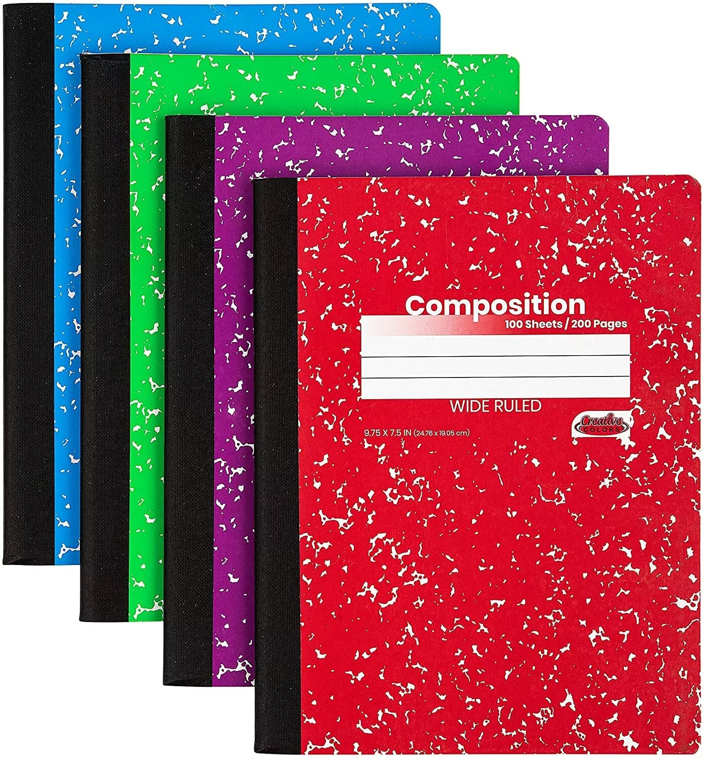 Wide Ruled Composition Books