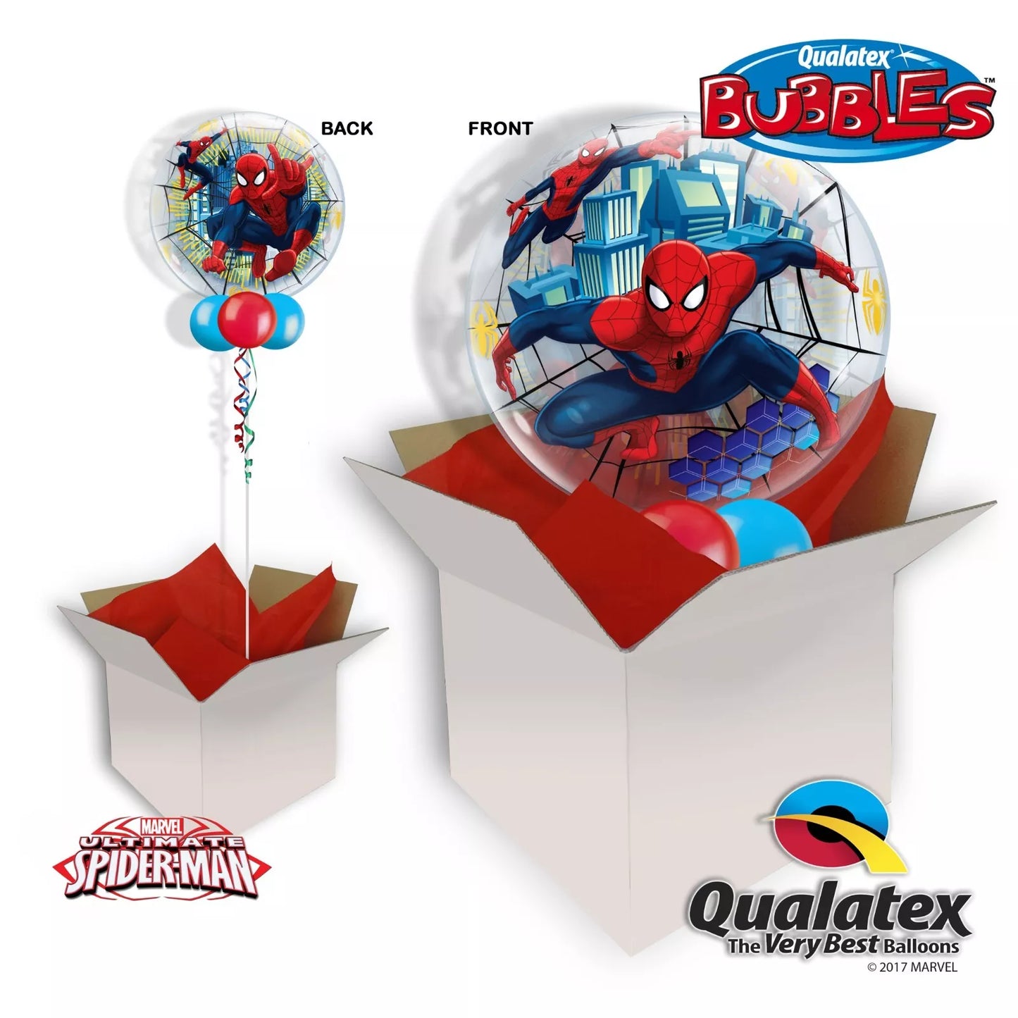 Spiderman Bubbles Balloons