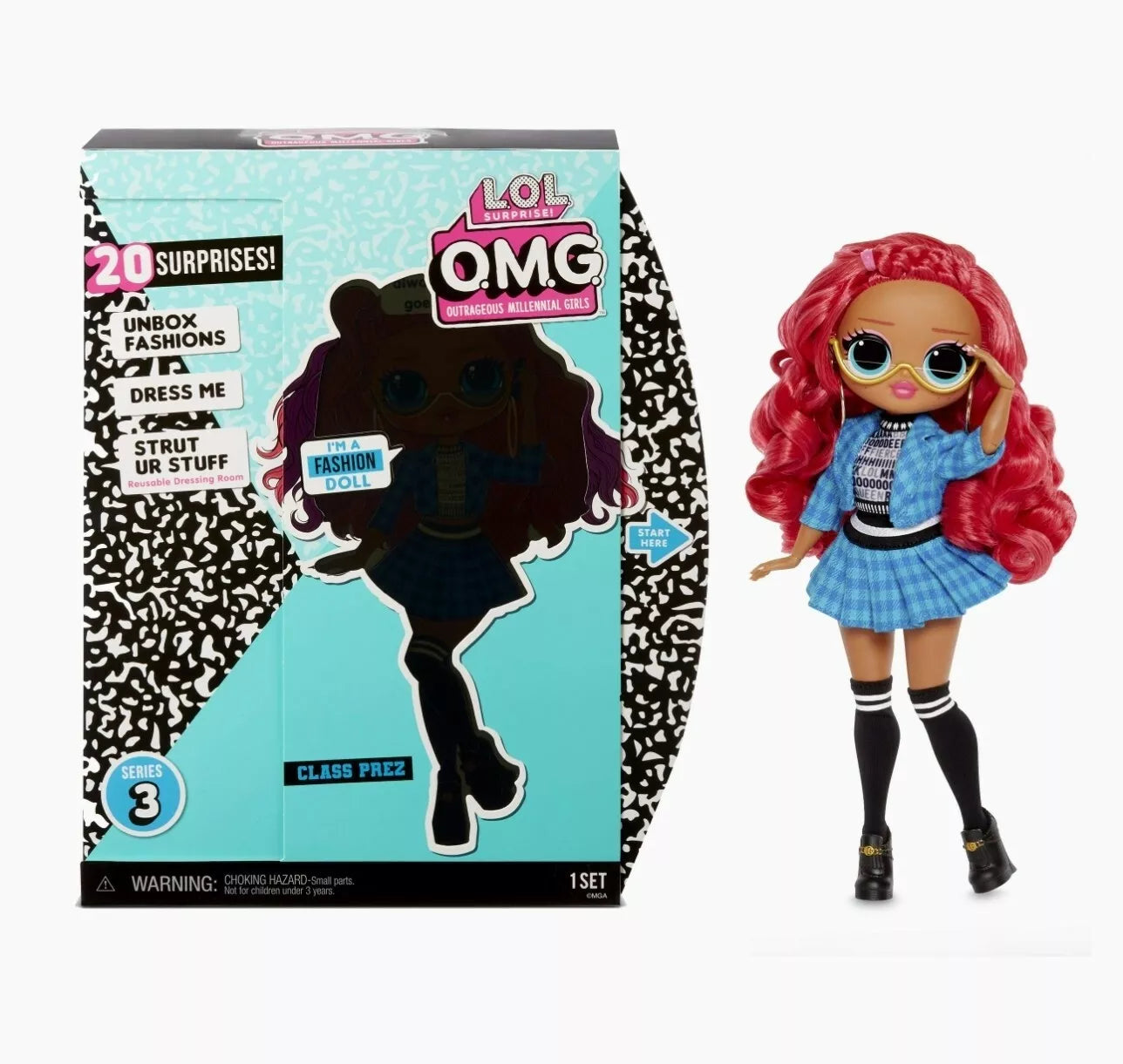 LOL Surprise OMG 'Class Prez' Fashion Doll