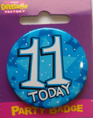 11th Birthday Badges