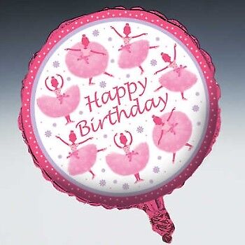 Tutu Much Fun Happy Birthday Foil Balloon