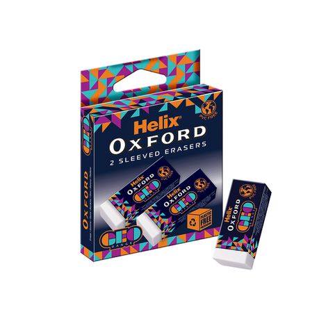 Helix Oxford Geo Erasers