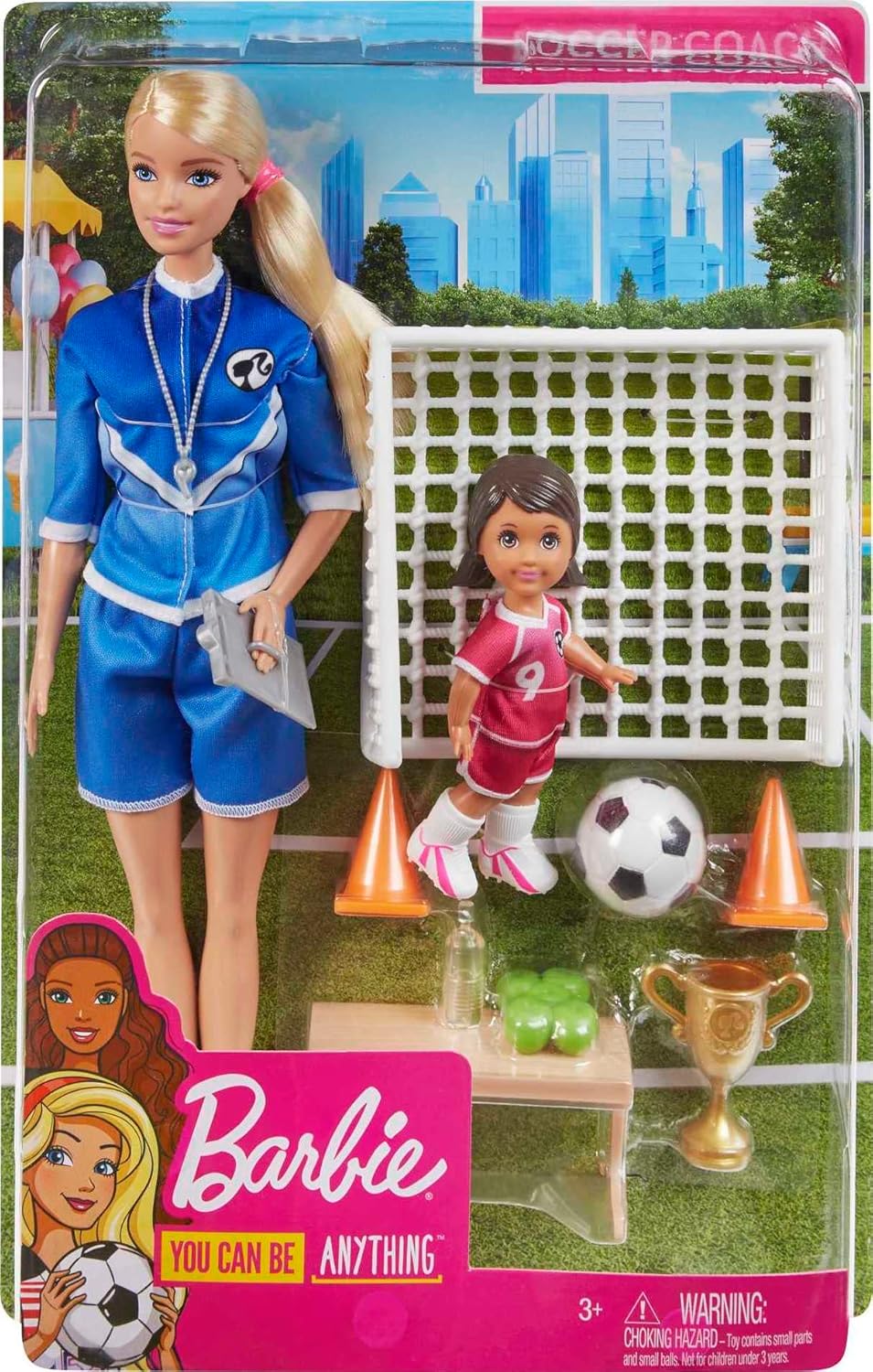 Barbie Soccer Coach Playset