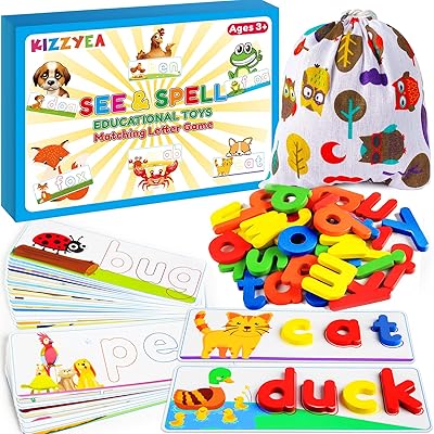SEE & SPELL - Matching Letter Game