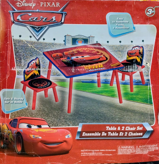 Disney Pixar Cars Delta Children Table and 2 Chair Set