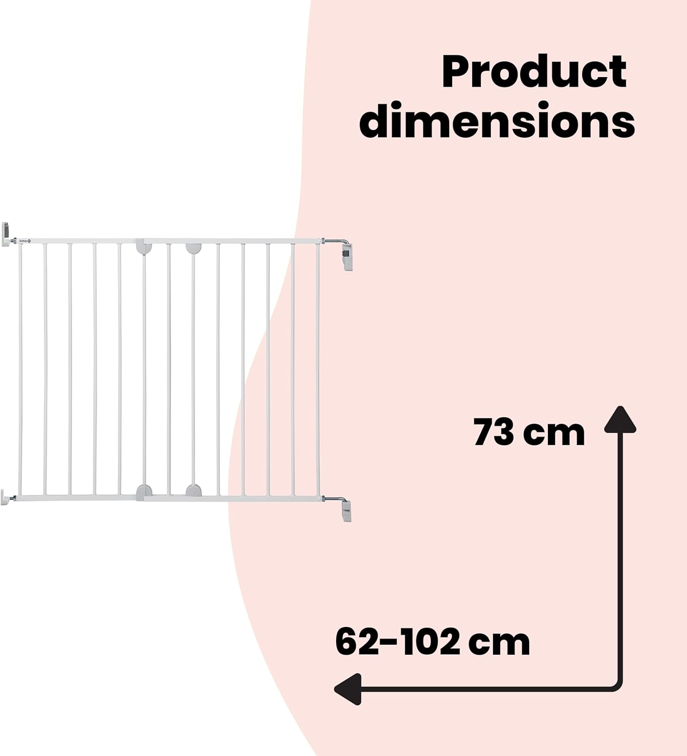 Safety 1st Wall Fix Extending Metal Gate