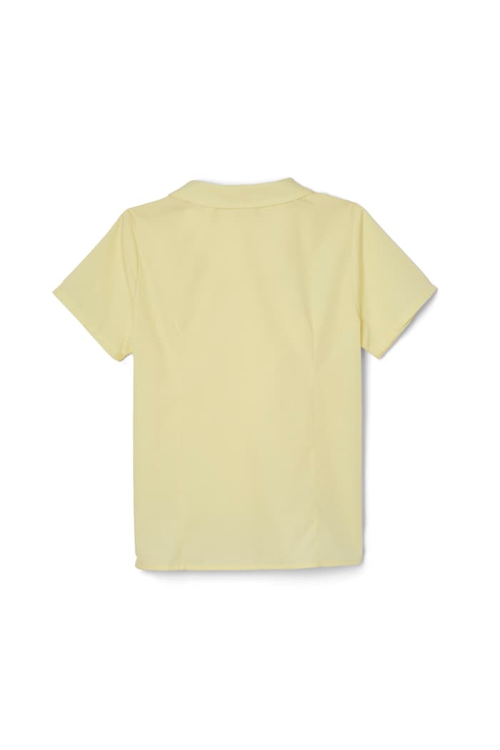 French Toast Short Sleeve Peter Pan Collar Blouse